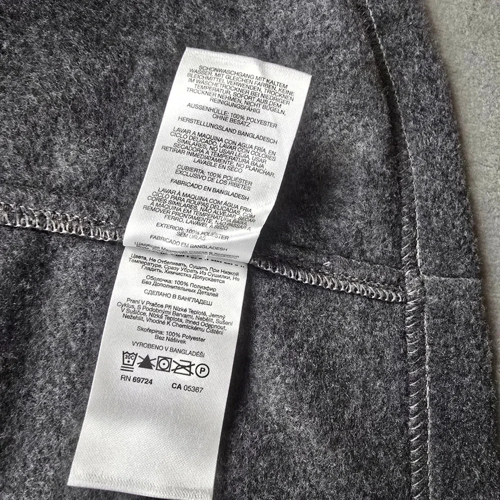 Columbia Steens Mountain Fleece‎ Vest Mens XL Charcoal Gray HUBER full zip